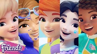 LEGO Friends Character Spot 2018 Compilation - Meet Olivia, Andrea, Emma, Mia, Stephanie !