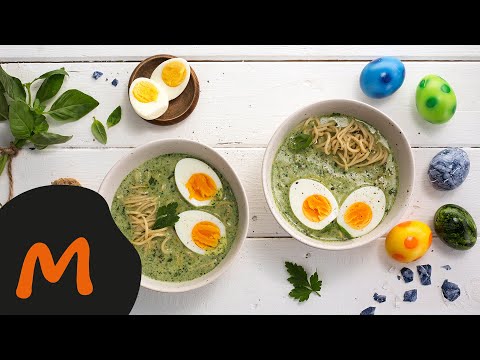 Minestra primaverile con uova - Ricetta Migusto