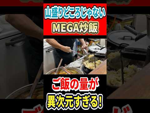 山盛りどころじゃないメガ盛りチャーハン！異次元の町中華！ #mukbang #グルメ #はいじぃ #eatingtour #東龍 #座間グルメ