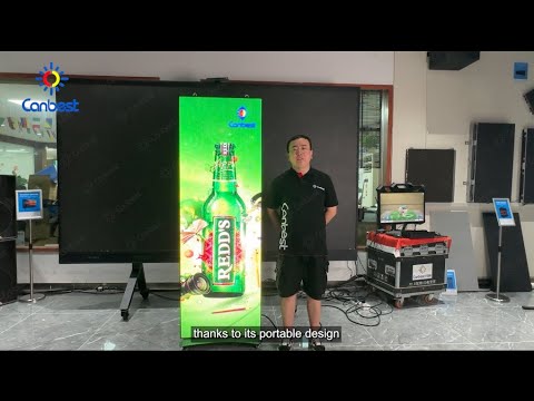 CJ Series Indoor P1.5 P1.8 P2.5 Portable LED Poster Display for Shopping Mall and Exhibition