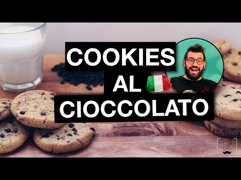 BISCOTTI COOKIE CON GOCCE DI CIOCCOLATO Ricetta Facile con Daniele Tasso