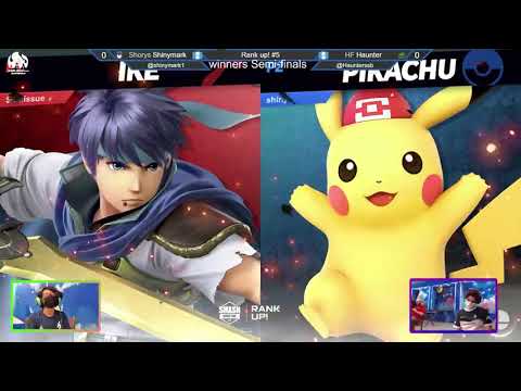 Rank Up #5 Winners Semis - Shinymark (Pikachu, Marth) vs Haunter (Ike) Smash Ultimate Tournament