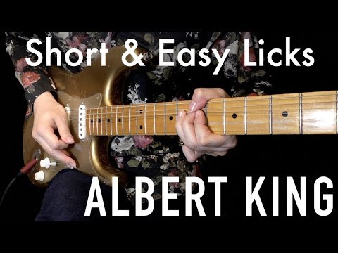 Blues Guitar Lesson: "Albert King" Blues Licks in A | #195