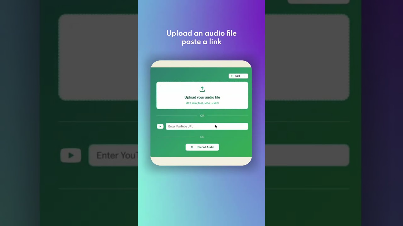 Songscription - AI turns your audio into sheet music & MIDI