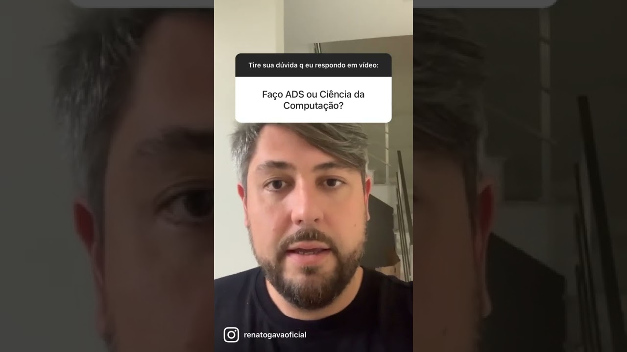 Faço ADS ou Ciência da Computação?#programação #cienciadacomputacao
