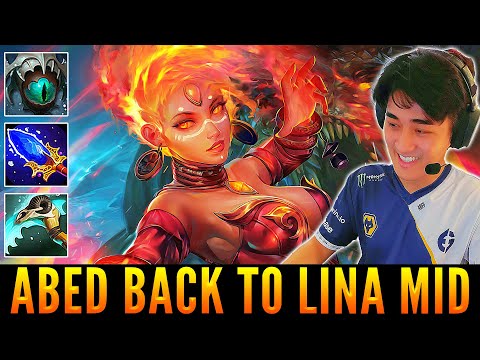 ABED is Back To Lina Mid And He is So Dangerous | 1026 XPM What a Beast  | Patch 7.32 |  Dota 2