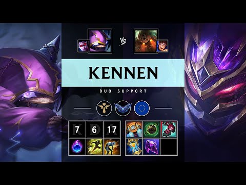 Kennen Support vs Nautilus - EUW Diamond Patch 25.20