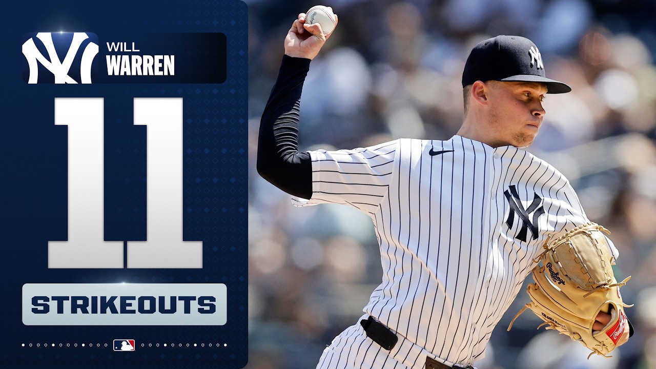 Yankees starter Will Warren was DOMINANT against the Royals! 😤 (11 strikeouts ties career high!)