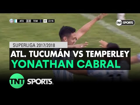 Yonathan Cabral (2-0) Atl. Tucumán vs Temperley | Fecha 13 - Superliga Argentina 2017/2018