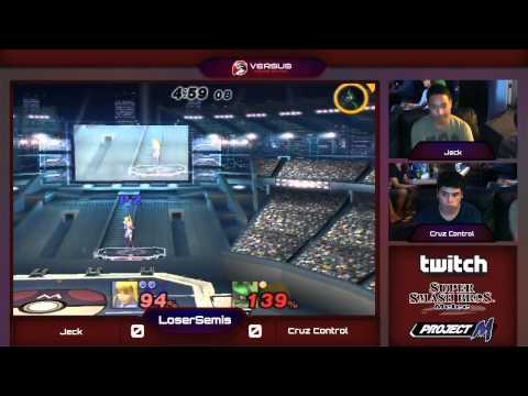 VS Weekly 8/21/14 Losers Semis- Jeck (ZSS) vs Cruz Control (Lucario/Samus) ProjectM