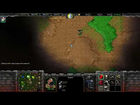 Warcraft 3 4v4 225 Creepjack for the win