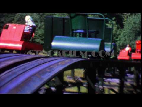 1964: Single chair amusement roller coaster type transporter ride. MT. WASHINGTON, NEW HAMPSHIRE
