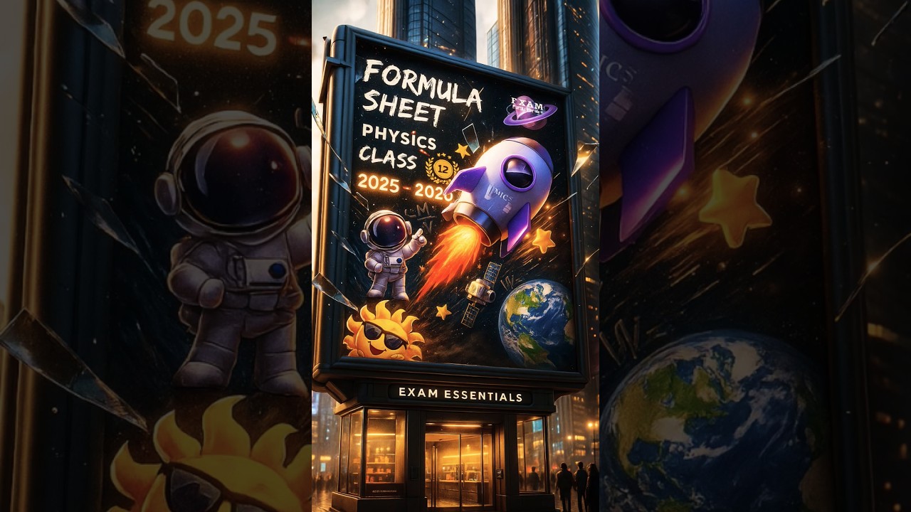 📘 Class 12 Formula Sheet 2025–26 | Physics | Chemistry | Maths | Biology🎯 #formulasheet #2025 #pdf