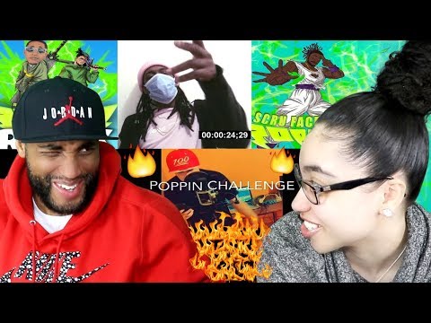 MY DAD REACTS TO KSI Poppin Challange Reaction SCRU FACE, VI SECONDS, DUANE TV, HI REZ