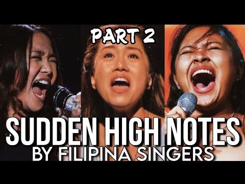 SUDDEN HIGH NOTES (PART 2) | (ELAINE DURAN, ZEPHANIE, ELHA and more!)