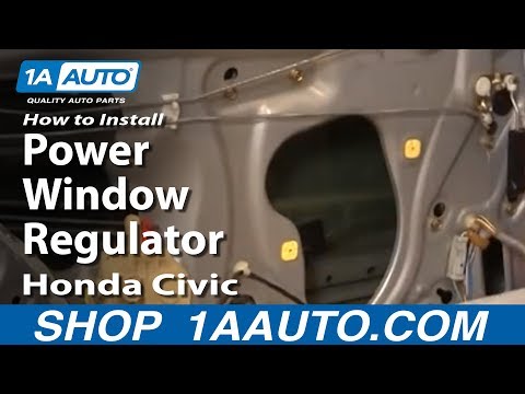 How to replace window motor honda civic 2002 #7