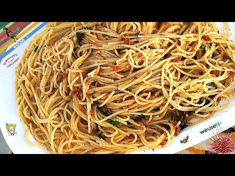 63 - Spaghetti ai ricci di mare...di sicuro da provare!!! (primo piatto squisito semplice e veloce)