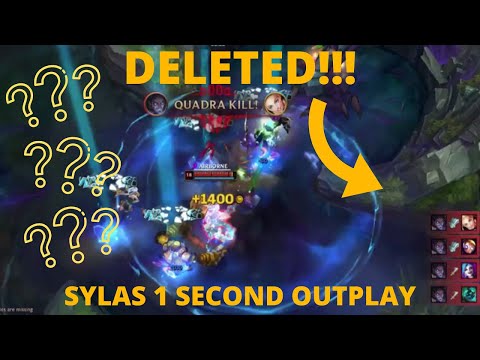 Best LOL & URF Moments - Sylas 1 Second Outplay (epic lol plays 2020) #12