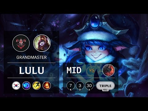 Lulu Mid vs Aatrox - KR Grandmaster Patch 9.13
