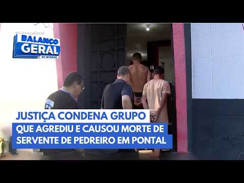 Seis acusados pela morte de servente de pedreiro são condenados em Pontal