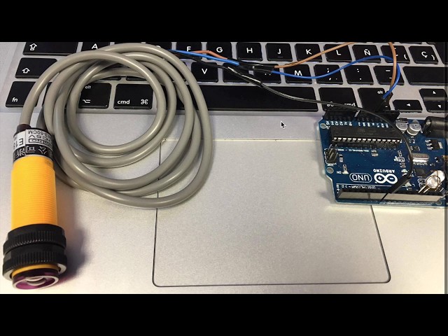 Vídeo relacionado con E18-B03P1 5-30cm DC 3 Cables 6-36V PNP IR Infrarrojos Fotoeléctrico Sensor NO + NC con Gran Distancia de Detección