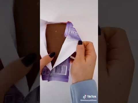 opeing chocolate milka DAIM