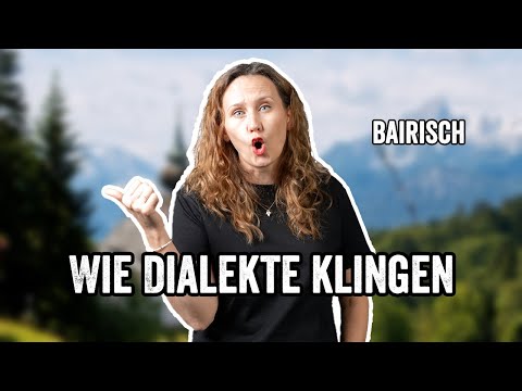 Wie Dialekte klingen für Leute, die sie nicht selbst sprechen