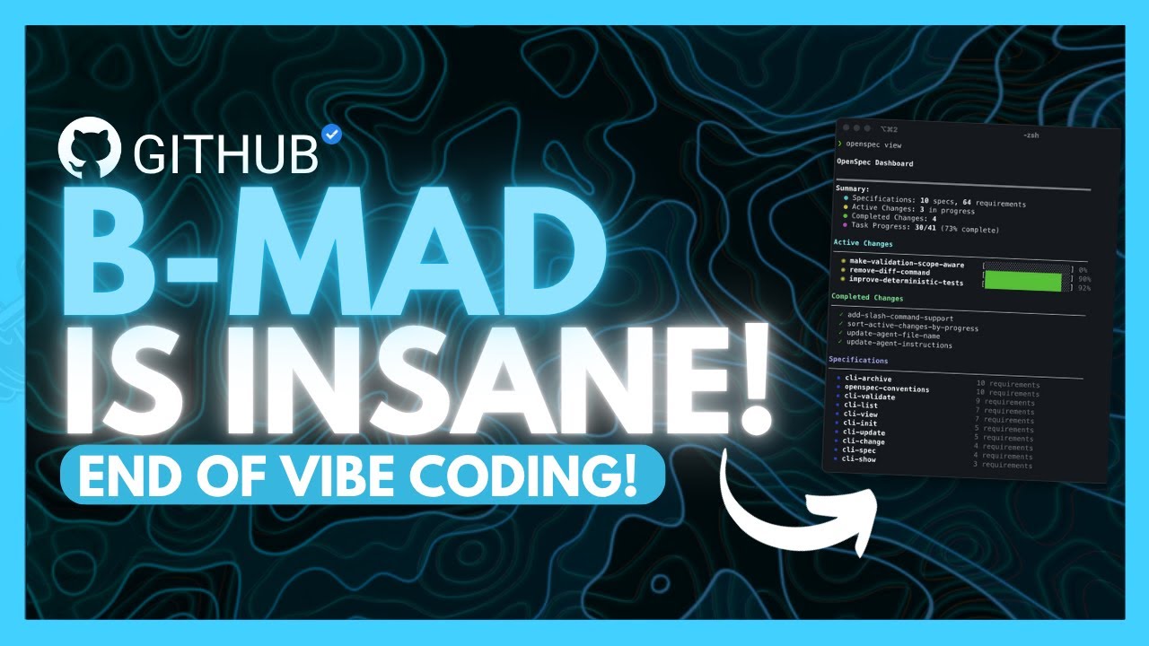 BMAD Method: Ultimate AI Coding System Ends Vibe Coding! 100x Better Than Vibe Coding!