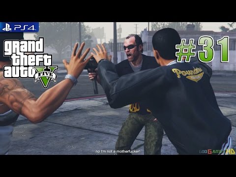 GTA V / GTA 5 - PS4 / XBOX ONE Walkthrough Next Gen Gameplay PART 31 Rampage Vagos
