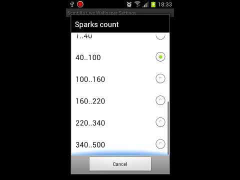Scintilla Live Wallpaper Video