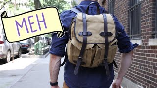 Filson's Rugged Twill Rucksack Review: It's Not That Great