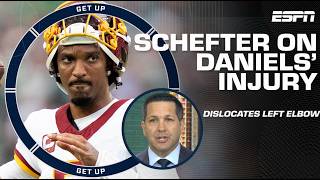 Jayden Daniels is going to miss significant time! - Schefty's update on the Commanders' QB | Get Up
