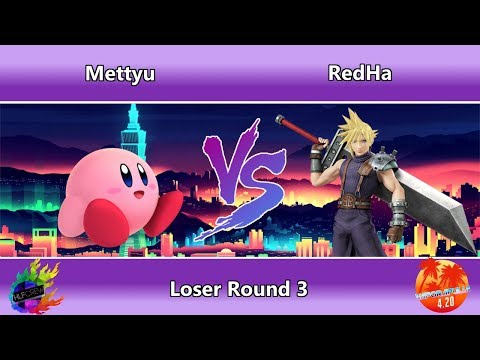 Vaporapulia 4.20 Bari - Mettyu (Kirby) vs RedHa (Cloud) Loser Round 3