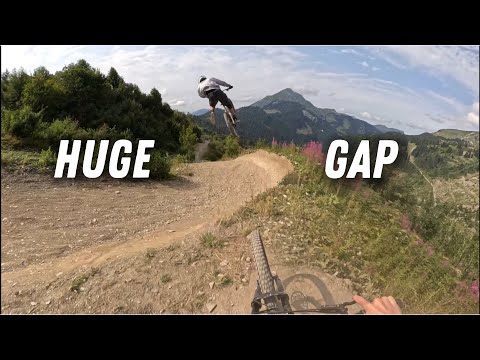HOT LAP on the Vink Line |top to bottom run| Châtel Bikepark | huge Gap 