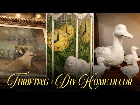 Thrift Shop, Antique, and Style with Me | DIY Home Decor