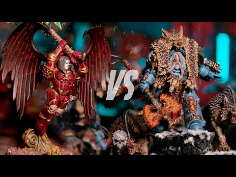 Who's The Better Melee Army?! Space Wolves vs Blood Angels! | Warhammer 40k Battle Report