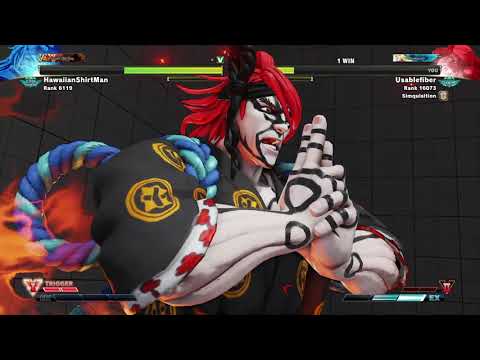 Dhalsim vs Hawaiian shirt man ranked set