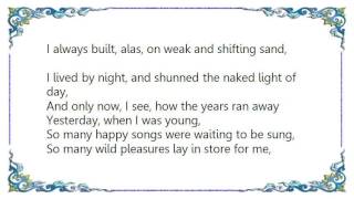 Blossom Dearie - Yesterday When I Was Young Lyrics