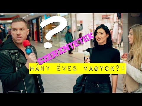 Egy plázában kérdezett meg Kasza Tibi embereket, szerintük hány éves?! És a válaszok :)