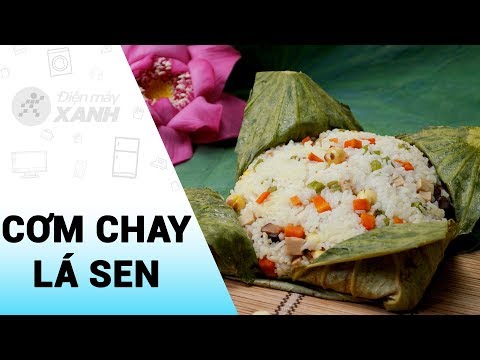 Cách làm cơm chay lá sen thanh tịnh cho lễ Vu Lan