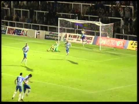 Hartlepool United's Michael Duckworth Somersault Goal Celebration