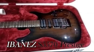 Video thumbnail for IBANEZ S5570 PRESTIGE (1 minute review) by Max Chung