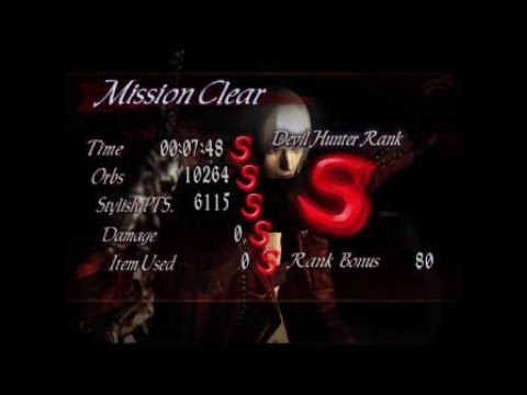 Devil May Cry 3 Mission 11 DMD SS Rank