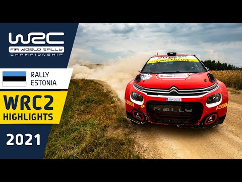 Mikkelsen vs. Østberg - WRC2 Saturday Highlights - Rally Estonia 2021