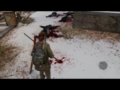 The Last of Us Befor lakeside resort last chance to use Ellie's guns last guys triggered to approach