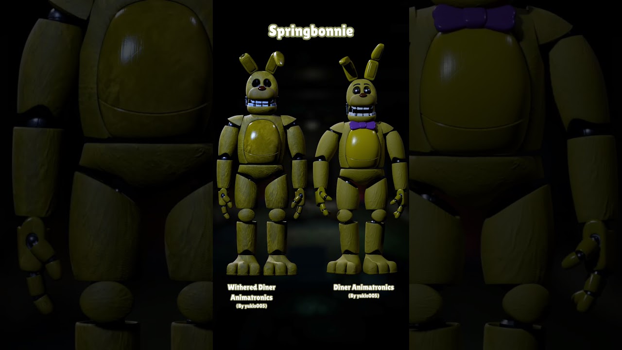 Withered Diner Animatronics Vs Original