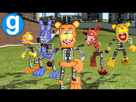 Fazbear Ultimate Pill Pack Unwithered Pack! Gmod Five Nights at Freddy's (Garry's Mod Funny Moments)
