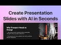 SlidesAI - AI Powered Text To Presentation