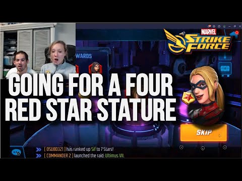 Stature Red Star Orb Opening I Marvel Strike Force