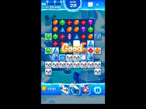 Jewel Pop Mania:Match 3 Puzzle Level 77 ( Jewel Ice Episode ) - Walkthrough ( No Booster )